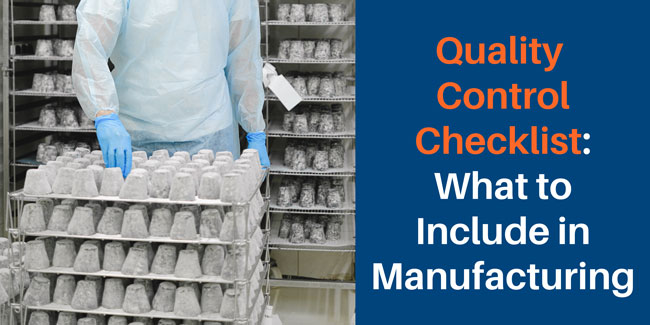 quality control checklist