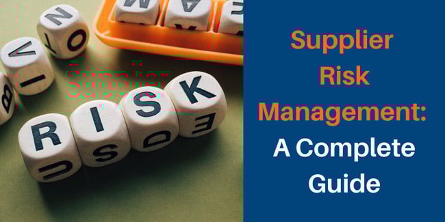 what is supplier risk management